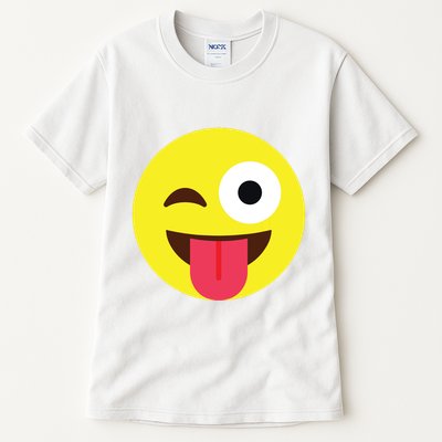 Emoticon Winking Face With Tongue Tall T-Shirt