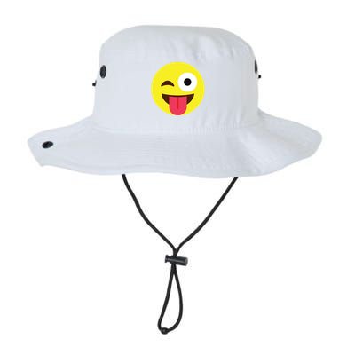 Emoticon Winking Face With Tongue Bucket Hat