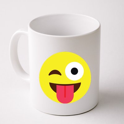 Emoticon Winking Face With Tongue Mug