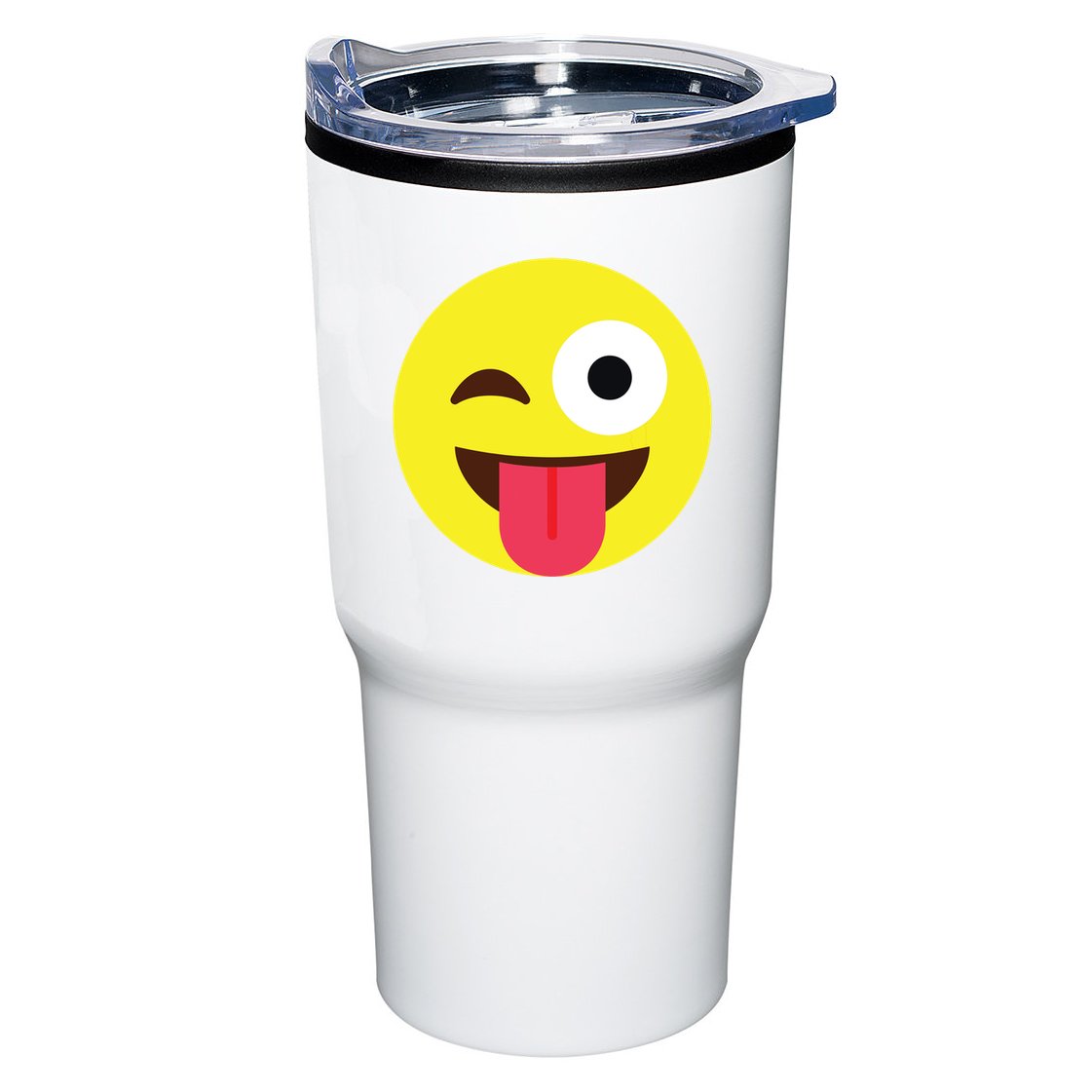 Emoticon Winking Face With Tongue Tumbler