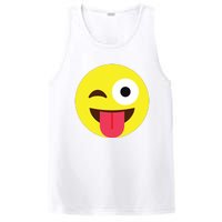 Emoticon Winking Face With Tongue PosiCharge Competitor Tank