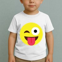 Emoticon Winking Face With Tongue Toddler T-Shirt