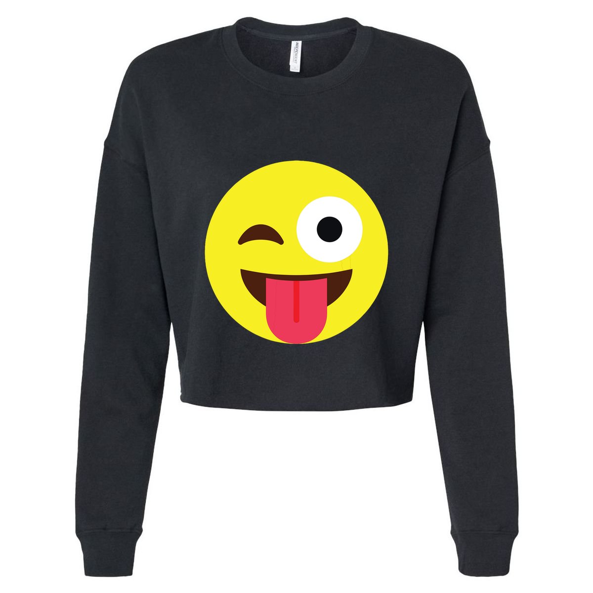 Emoticon Winking Face With Tongue Kids Hoodie