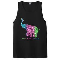 Elephant With Flower Metastatic Breast Cancer Awareness PosiCharge Competitor Tank