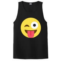 Emoticon Winking Face With Tongue PosiCharge Competitor Tank