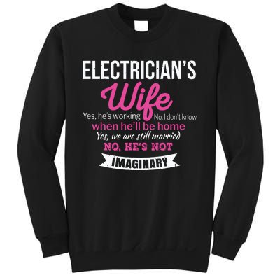 Electricians Wife Gift Funny Anniversary Sweatshirt