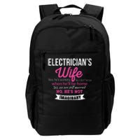 Electricians Wife Gift Funny Anniversary Daily Commute Backpack