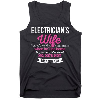 Electricians Wife Gift Funny Anniversary Tank Top