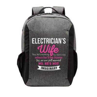 Electricians Wife Gift Funny Anniversary Vector Backpack