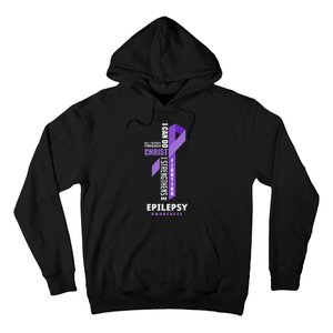 Epilepsy Warrior God Jesus Christ Epilepsy Awareness Hoodie