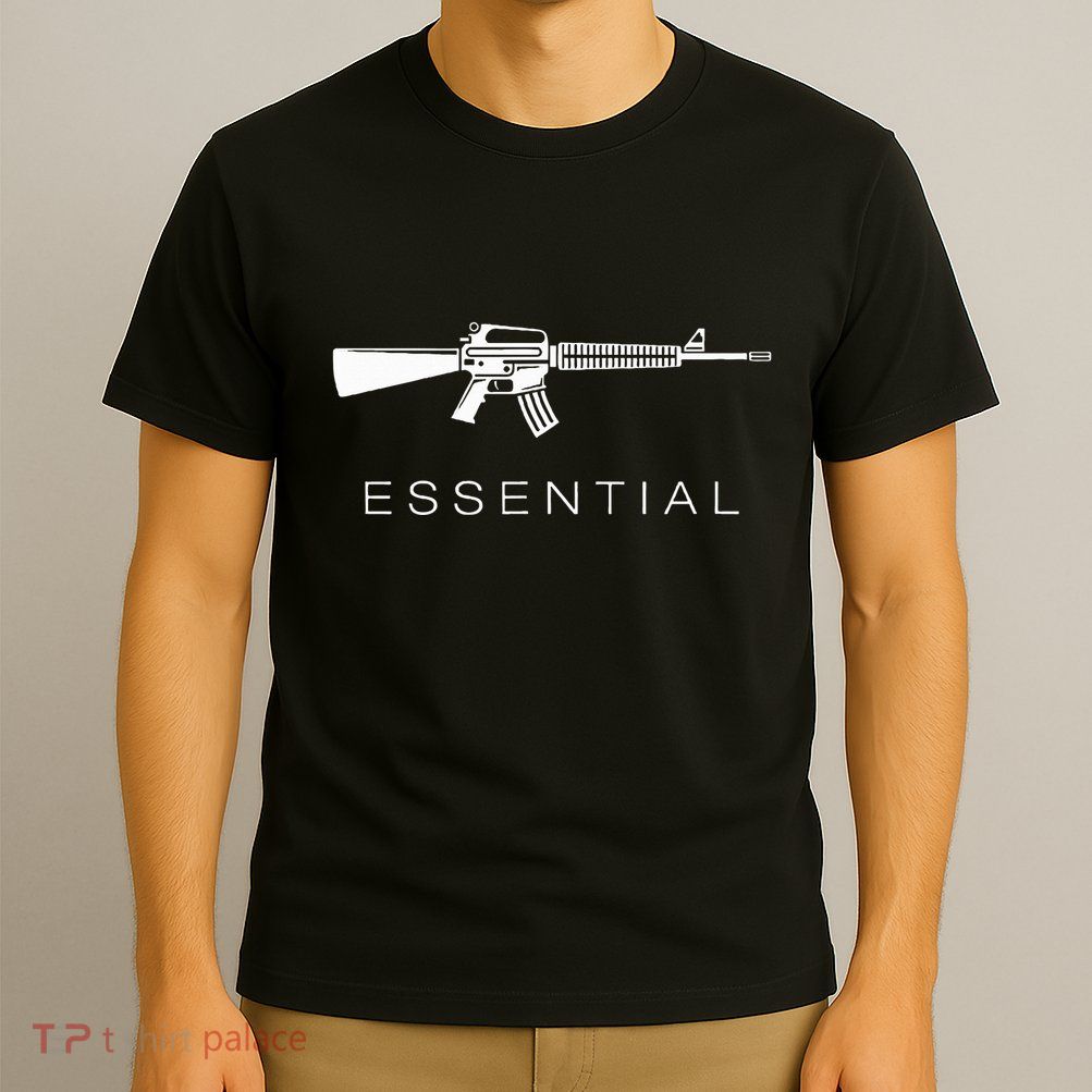 Essential Weapons Gun S Ar 15 Assault Rifle Firearm T-Shirt