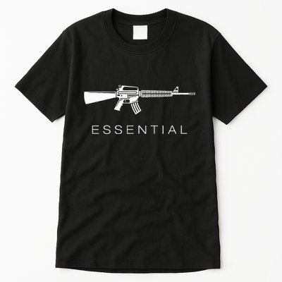 Essential Weapons Gun S Ar 15 Assault Rifle Firearm Tall T-Shirt