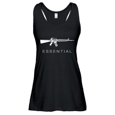 Essential Weapons Gun S Ar 15 Assault Rifle Firearm Ladies Essential Flowy Tank