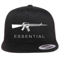 Essential Weapons Gun S Ar 15 Assault Rifle Firearm Flatbill Hat