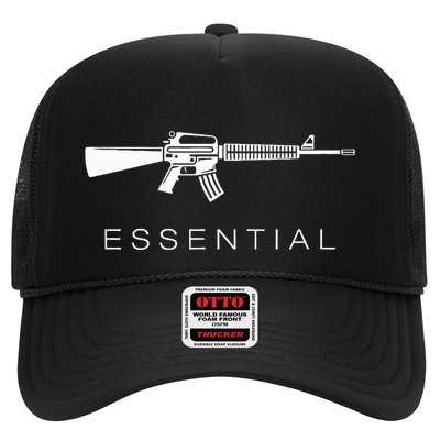 Essential Weapons Gun S Ar 15 Assault Rifle Firearm Trucker Hat