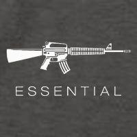 Essential Weapons Gun S Ar 15 Assault Rifle Firearm Vector Backpack