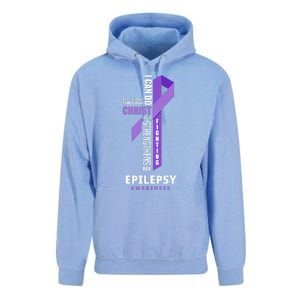 Epilepsy Warrior God Jesus Christ Epilepsy Awareness Unisex Surf Hoodie