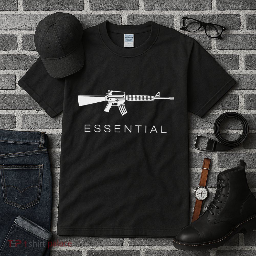 Essential Weapons Gun Ar 15 Assault Rifle Firearm Tall T-Shirt