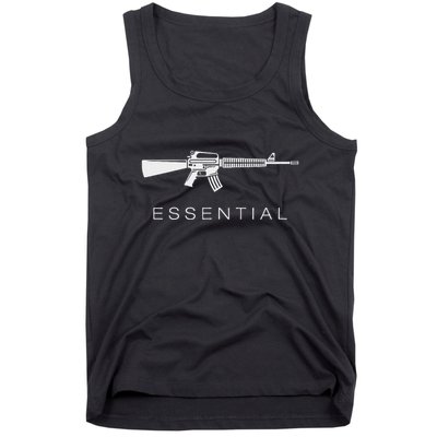 Essential Weapons Gun Ar 15 Assault Rifle Firearm Tank Top