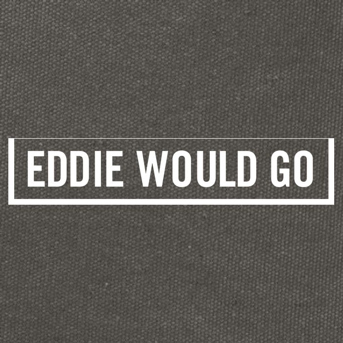 Eddie Would Go Cotton Canvas Backpack