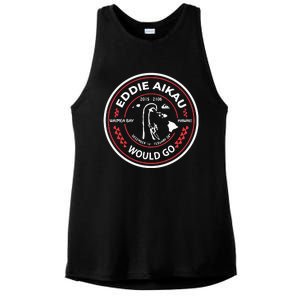 Eddie Would Go Eddie Aikau Hawaiian Lifeguard Ladies PosiCharge Tri-Blend Wicking Tank