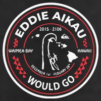 Eddie Would Go Eddie Aikau Hawaiian Lifeguard 7 Panel Mesh Trucker Snapback Hat