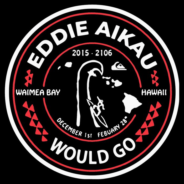 Eddie Would Go Eddie Aikau Hawaiian Lifeguard Button