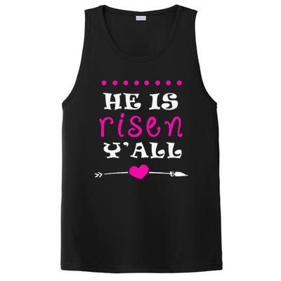 Easters Women He Is Risen Y'all Gifts PosiCharge Competitor Tank