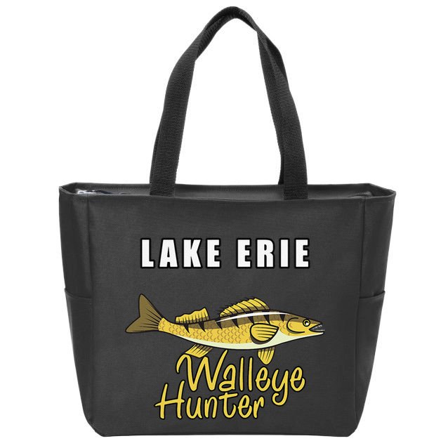 Erie Walleye Hunter Tournament Fishing Zip Tote Bag