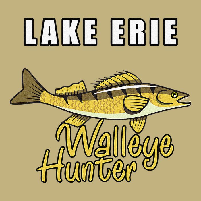 Erie Walleye Hunter Tournament Fishing Button
