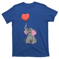 Elephant With Heart Balloon Valentines Day Gift T-Shirt