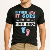 Either Way It Goes I'm The Big Bro Gender Reveal Brother Cooling Performance Crew T-Shirt