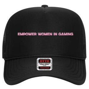 Empower Women In Gaming High Crown Mesh Back Trucker Hat