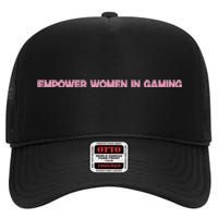 Empower Women In Gaming High Crown Mesh Back Trucker Hat