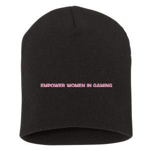 Empower Women In Gaming Short Acrylic Beanie