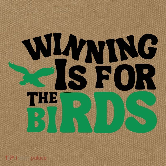 Eagles Winning Is For The Birds Cotton Canvas Backpack
