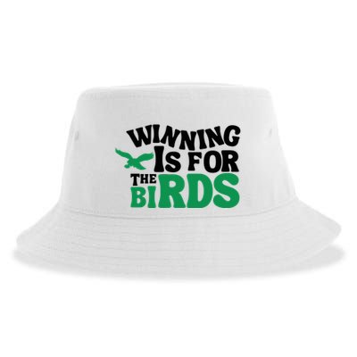 Eagles Winning Is For The Birds Sustainable Bucket Hat