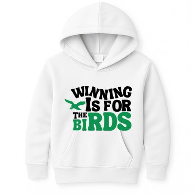 Eagles Winning Is For The Birds Kids Hoodie