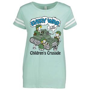 Every War Is Just Another ChildrenS Crusade Enza Ladies Jersey Football T-Shirt