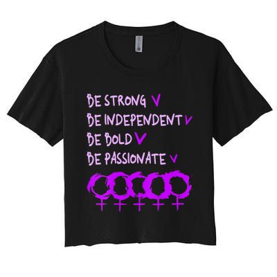 Empower Women International Women's Day, Women's Empowerment Women's Crop Top Tee