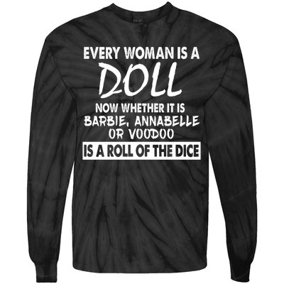 Every Woman Is A Doll Tie-Dye Long Sleeve Shirt