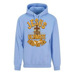 Easter Workout Jesus The Ultimate Dead Lifter Unisex Surf Hoodie