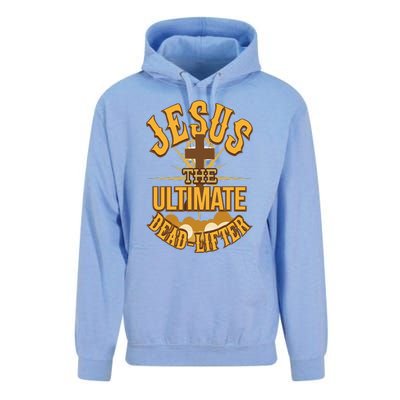 Easter Workout Jesus The Ultimate Dead Lifter Unisex Surf Hoodie