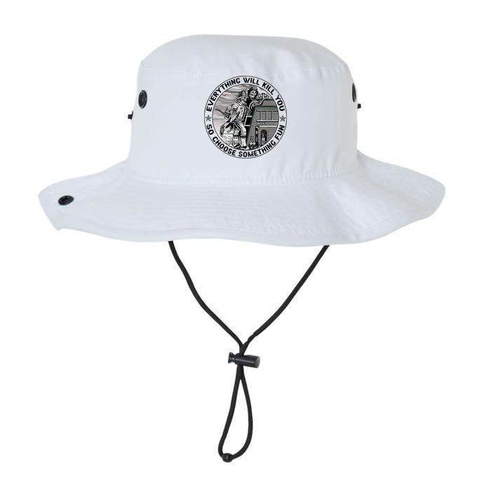 Everything Will Kill You So Choose Something Fun Firefighter Bucket Hat