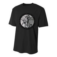 Everything Will Kill You So Choose Something Fun Firefighter Gift Youth Performance Sprint T-Shirt