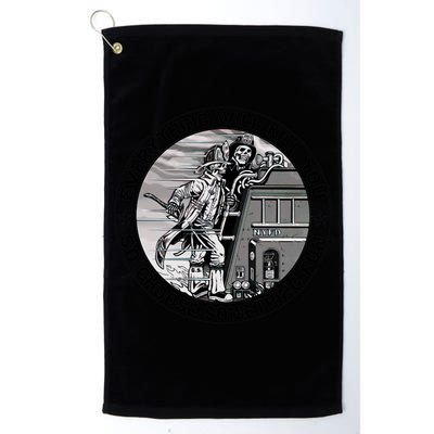 Everything Will Kill You So Choose Something Fun Firefighter Gift Golf Towel