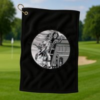 Everything Will Kill You So Choose Something Fun Firefighter Gift Golf Towel