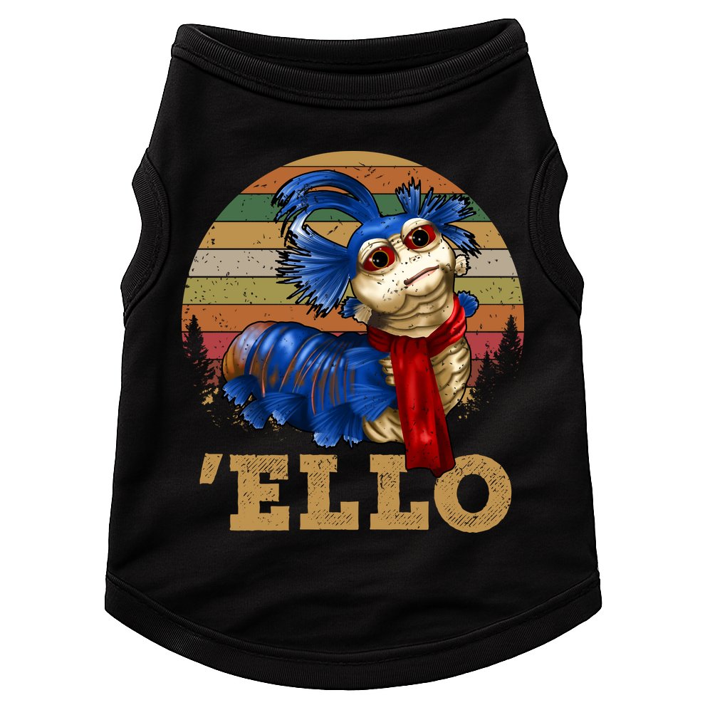 Ello Worm Labyrinth Vintage Doggie Tank