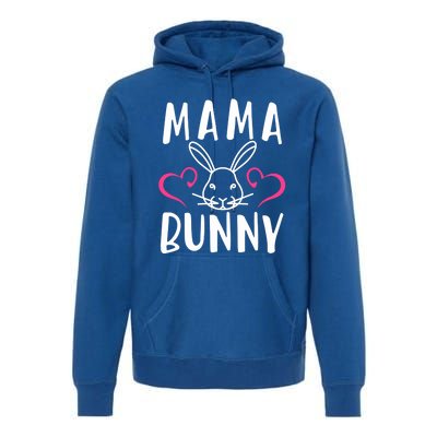 Easter Wife Mama Bunny Mommy Easter Mom Easter Mother Funny Gift Premium Hoodie