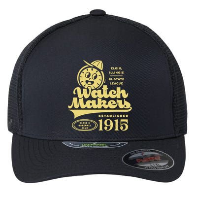 Elgin Watch Makers Illinois Vintage Defunct Baseball Teams Flexfit Unipanel Trucker Cap